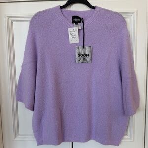SOON Lavender Soft Knit Sweater – Short Sleeve | NWT